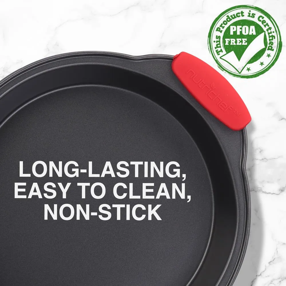 Nutrichef Moule Rond Antiadhésif Noir Acier