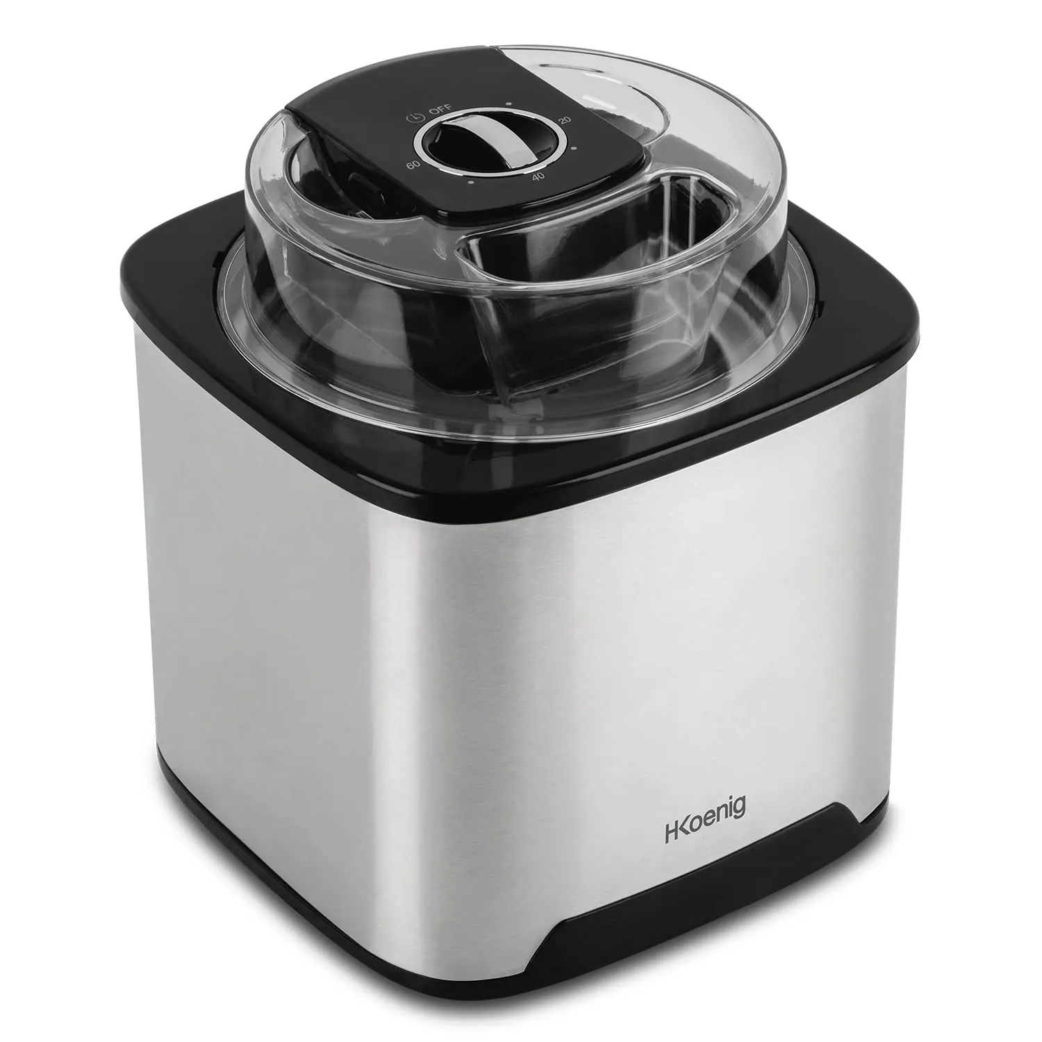 H.Koenig SRB80 sorbetière inox 2 L 30-40 min