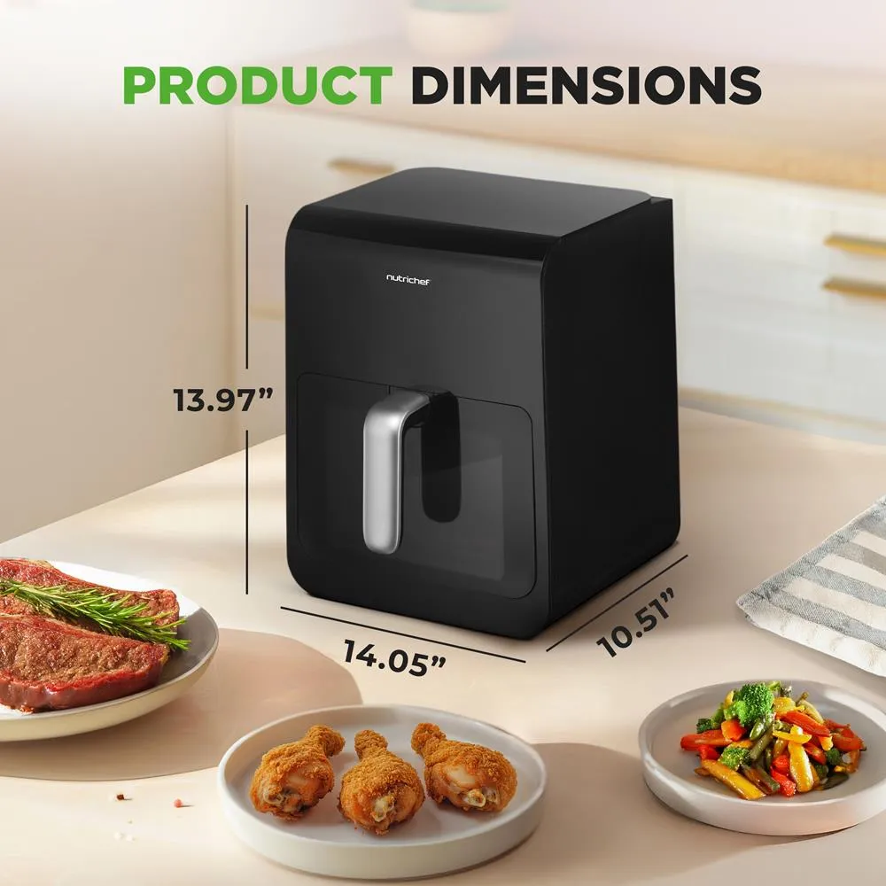 Nutrichef NCAF60T01 air fryer 6 L 12 programmes