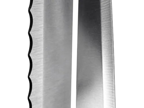 Kitchencook Slate lot 5 couteaux inox socle noir