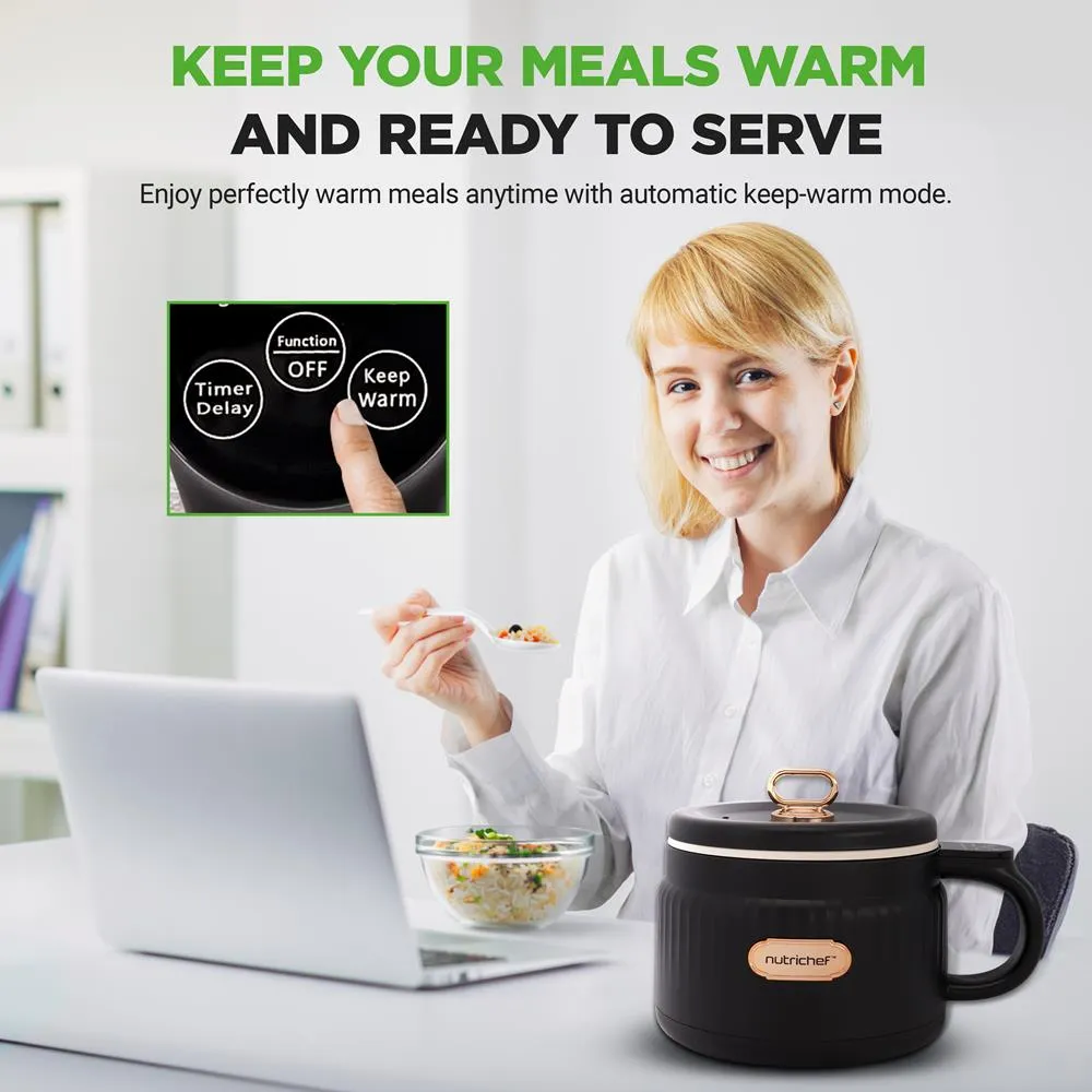 Nutrichef cuiseur à riz électrique céramique 1,6 L 6 modes