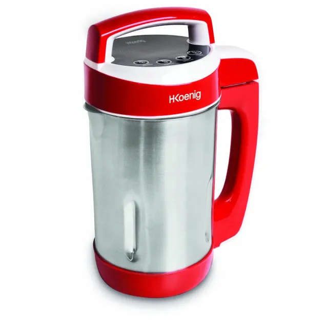 H.Koenig MXC18 blender chauffant 1,1L rouge soupe mixée