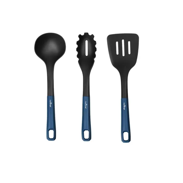 Nutrichef Set 3 Ustensiles Nylon Louche Spatule