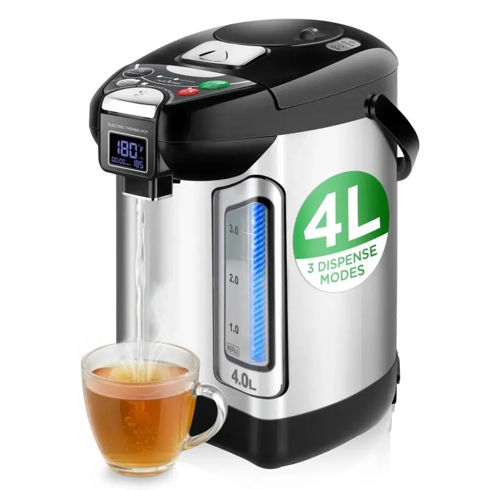 Nutrichef distributeur eau chaude 4 L inox