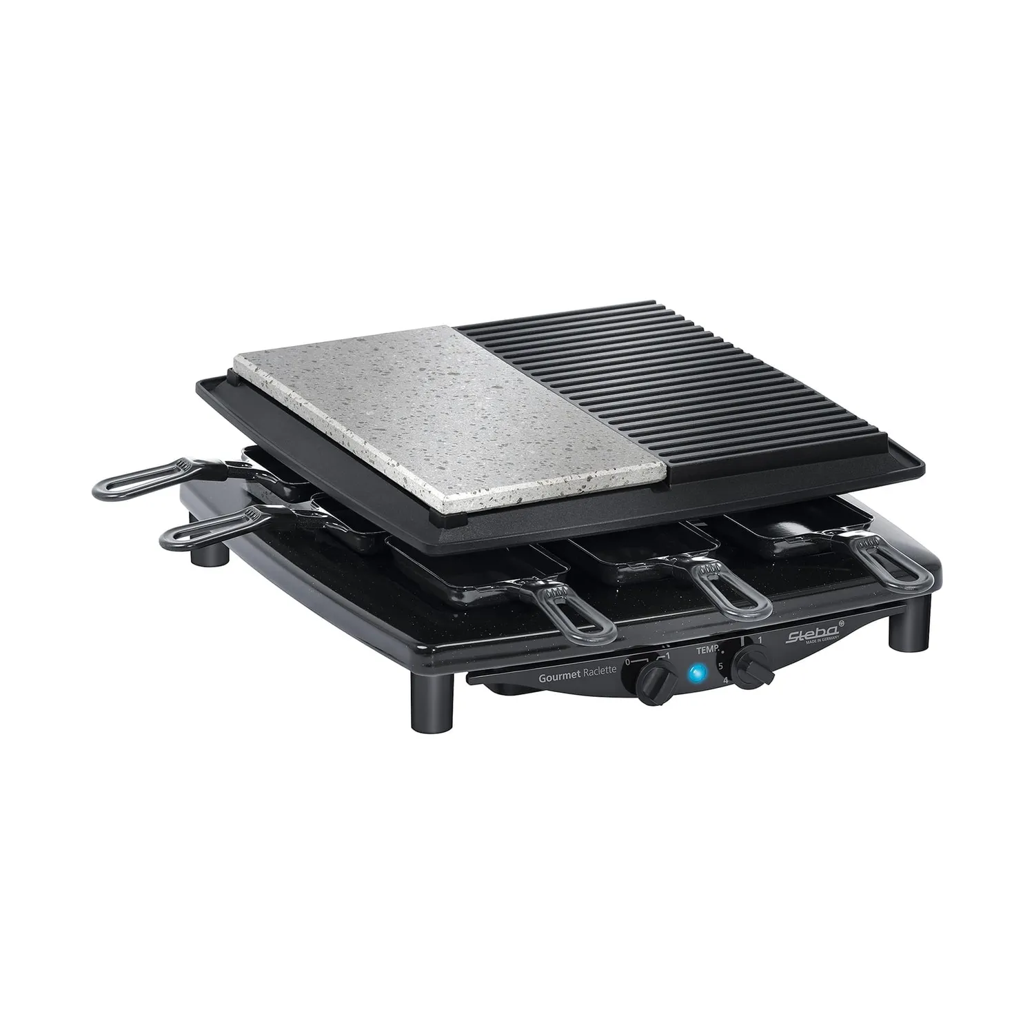 Steba RC 4 Plus Deluxe raclette 8 personnes pierre lavable