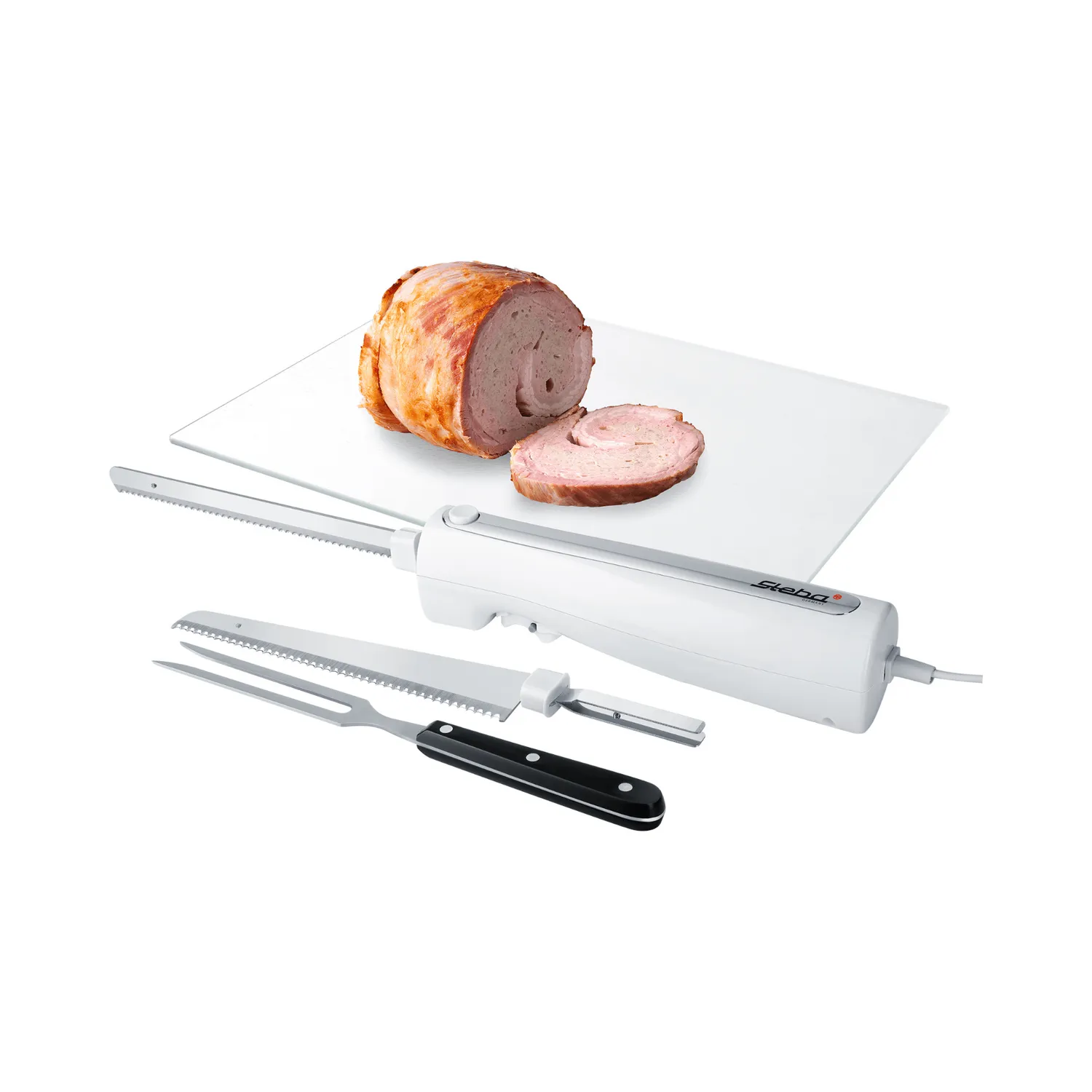 Steba EM 3 couteau électrique inox 2 lames