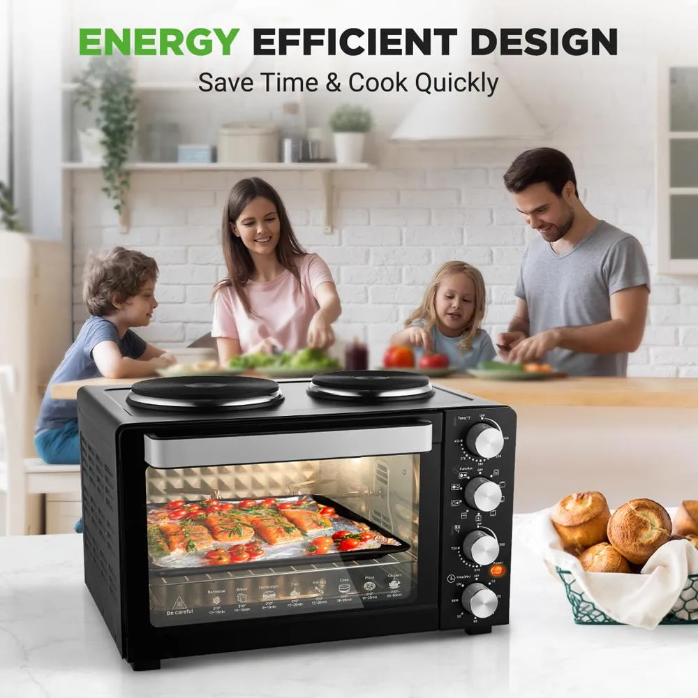 Nutrichef Mini Four Convection Rôtissoire avec Plaques