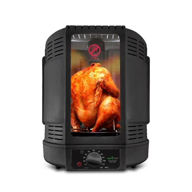 Nutrichef rôtissoire verticale four poulet à fenêtre
