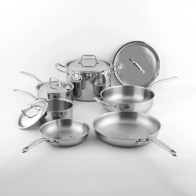 Thor batterie cuisine inox tri-ply 10 pièces induction