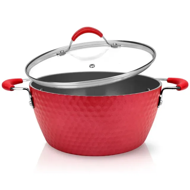 Nutrichef cocotte antiadhésive 3,4 L couvercle induction
