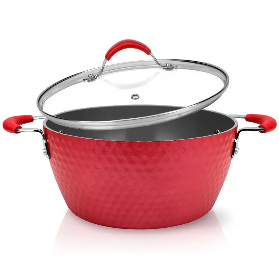 Nutrichef cocotte antiadhésive 3,4 L couvercle induction