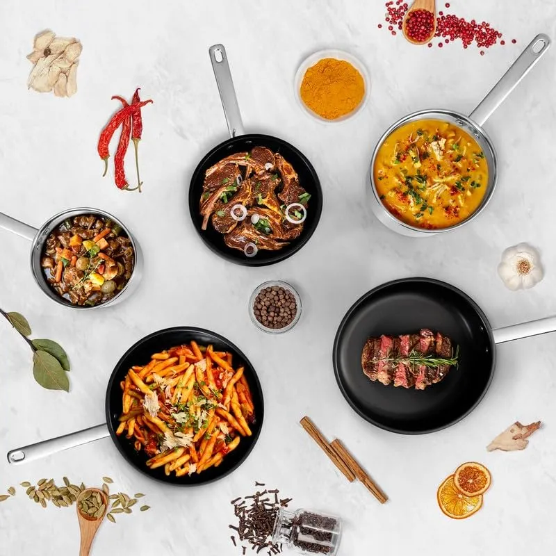Kitchencook Unlimited batterie 5 pièces inox induction