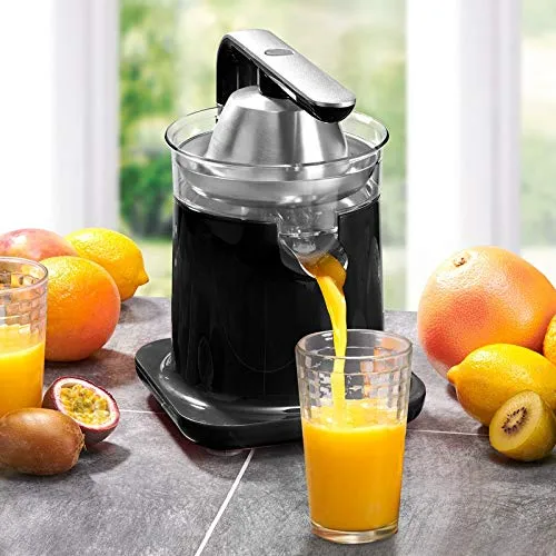 KITCHENCOOK PressJuice Presse-Agrumes Noir 200 W Double Cône