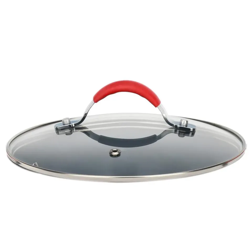 Nutrichef Couvercle cocotte verre 24 cm antiadhésif