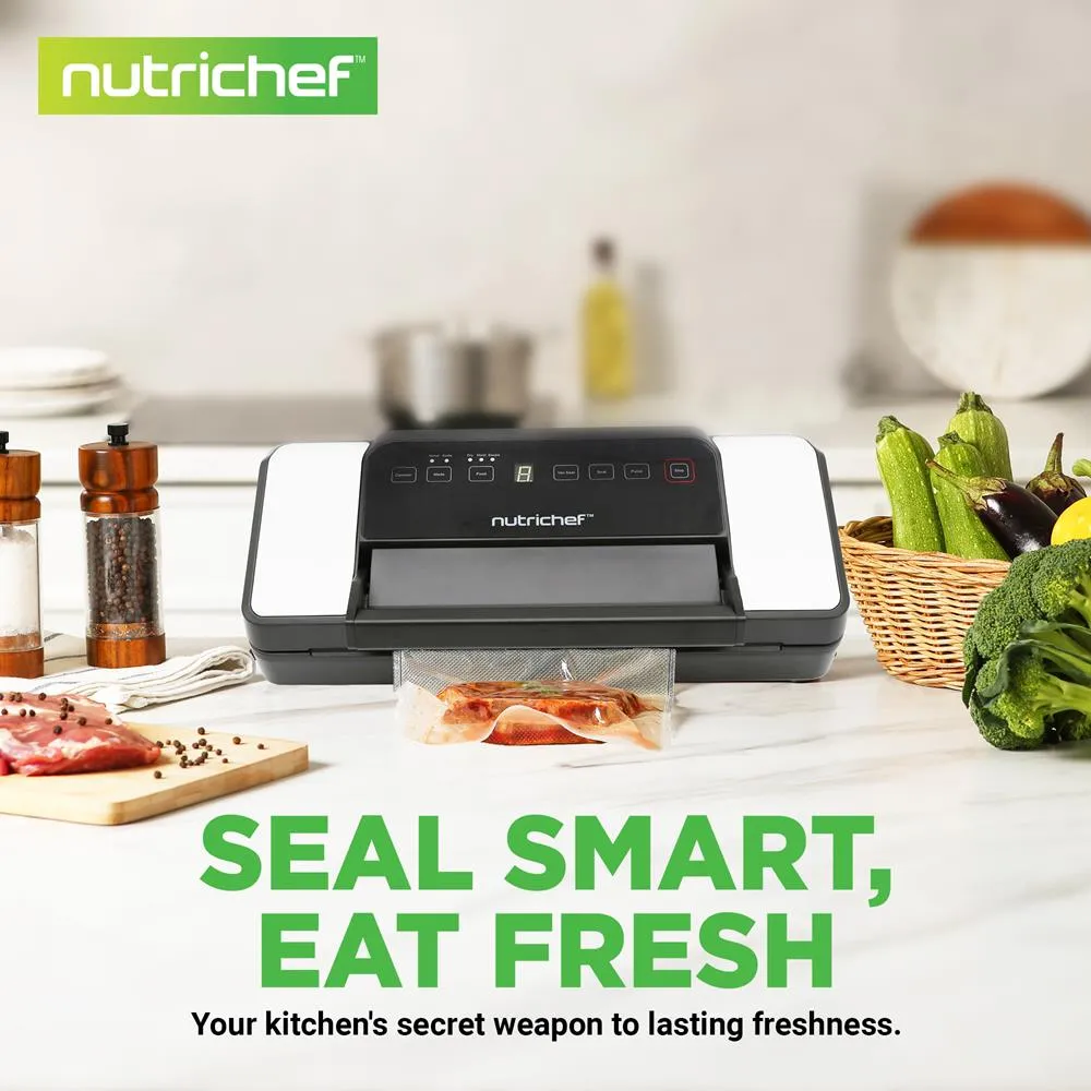 Nutrichef machine sous vide double soudure cutter intégré