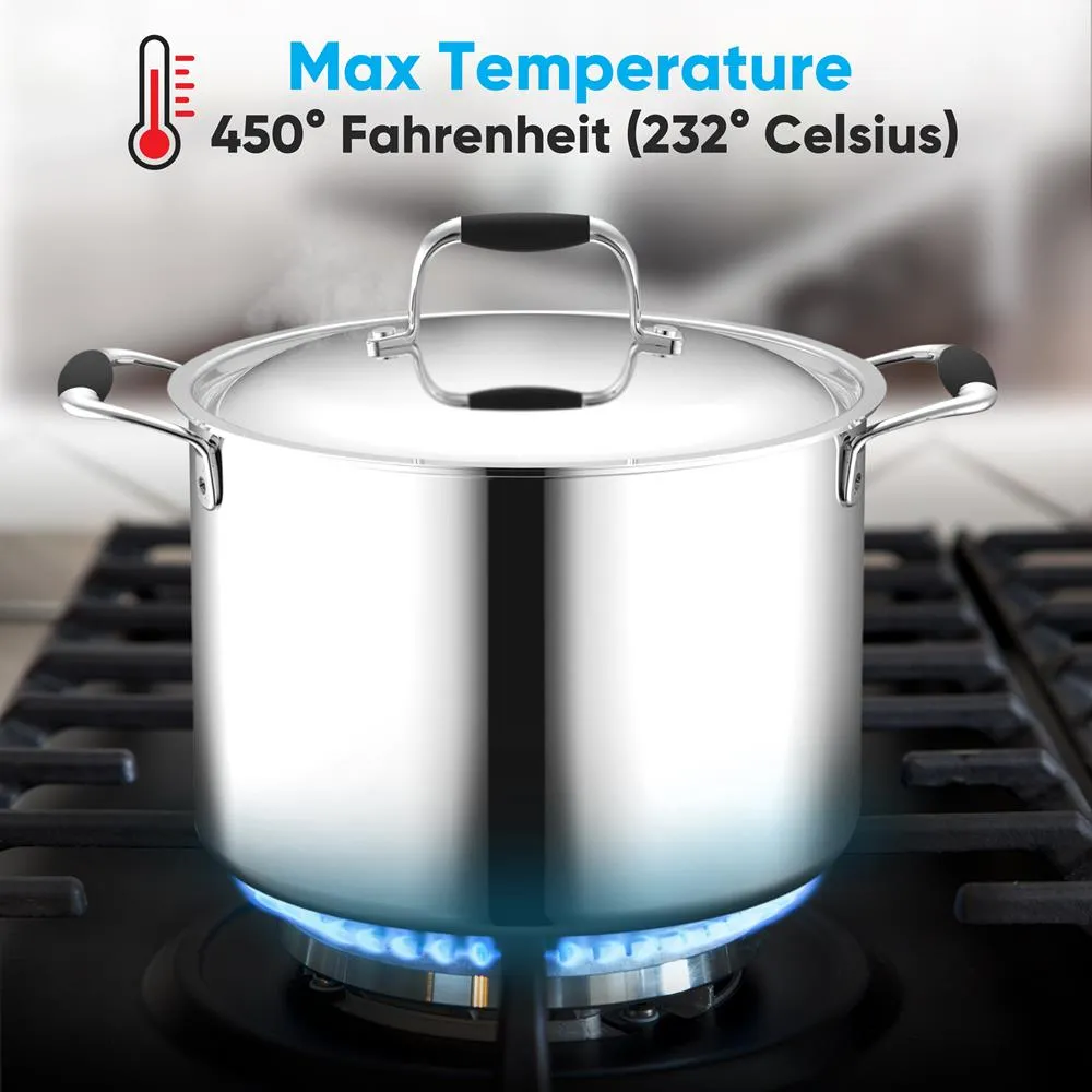 Nutrichef NCSSS12 marmite inox 8 Qt avec couvercle