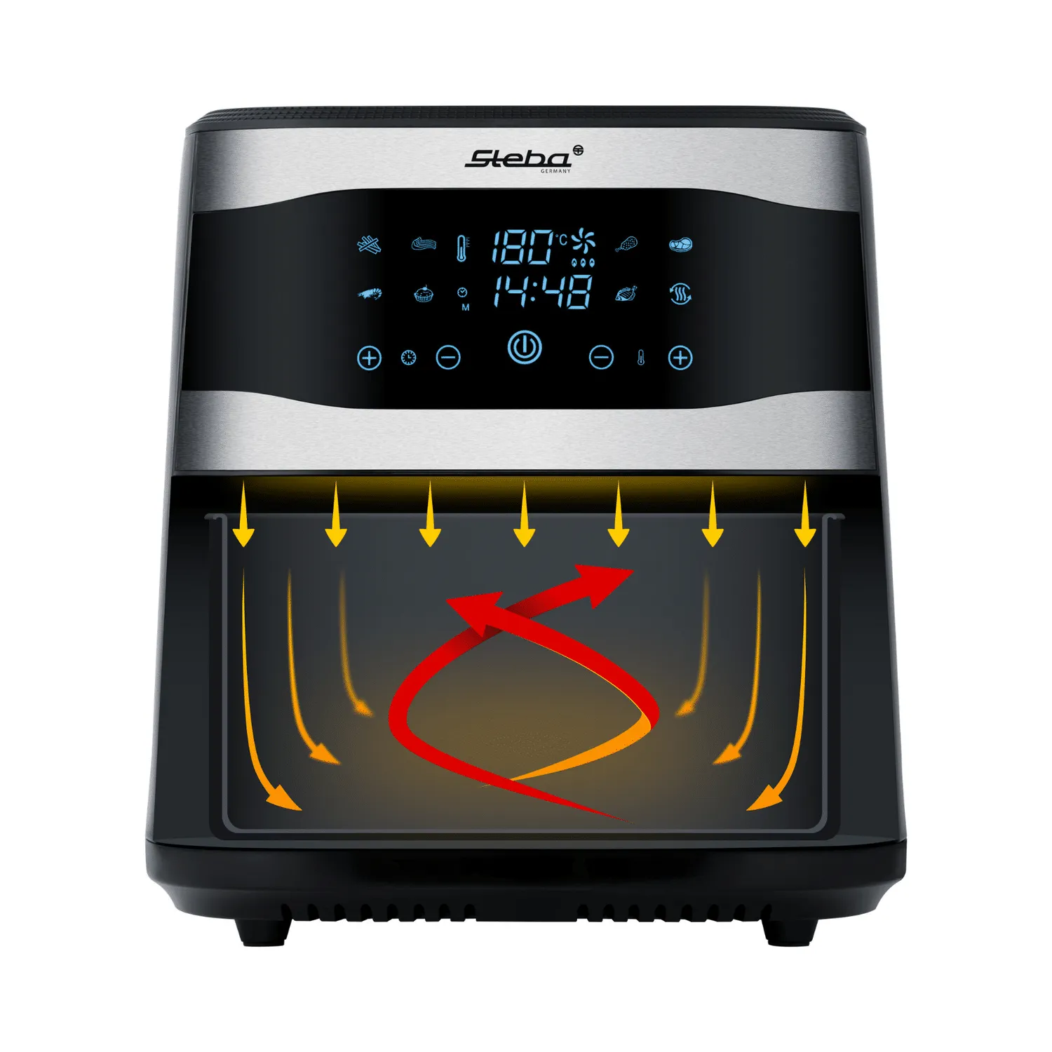 Steba HF 8000 Family friteuse sans huile 8 L 8 programmes