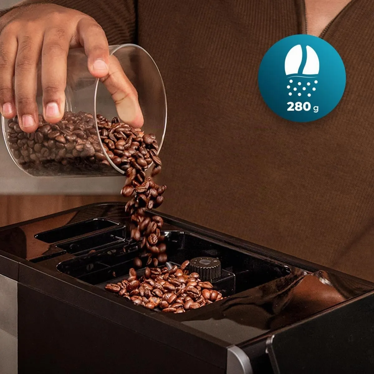 Cecotec Cremmaet Lungo Latte Art machine à café grains 19 bars