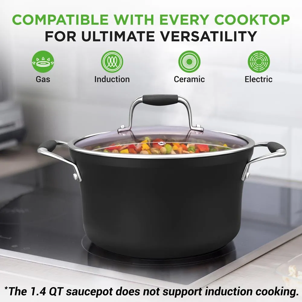 Nutrichef batterie cuisine 14 pièces cuivre