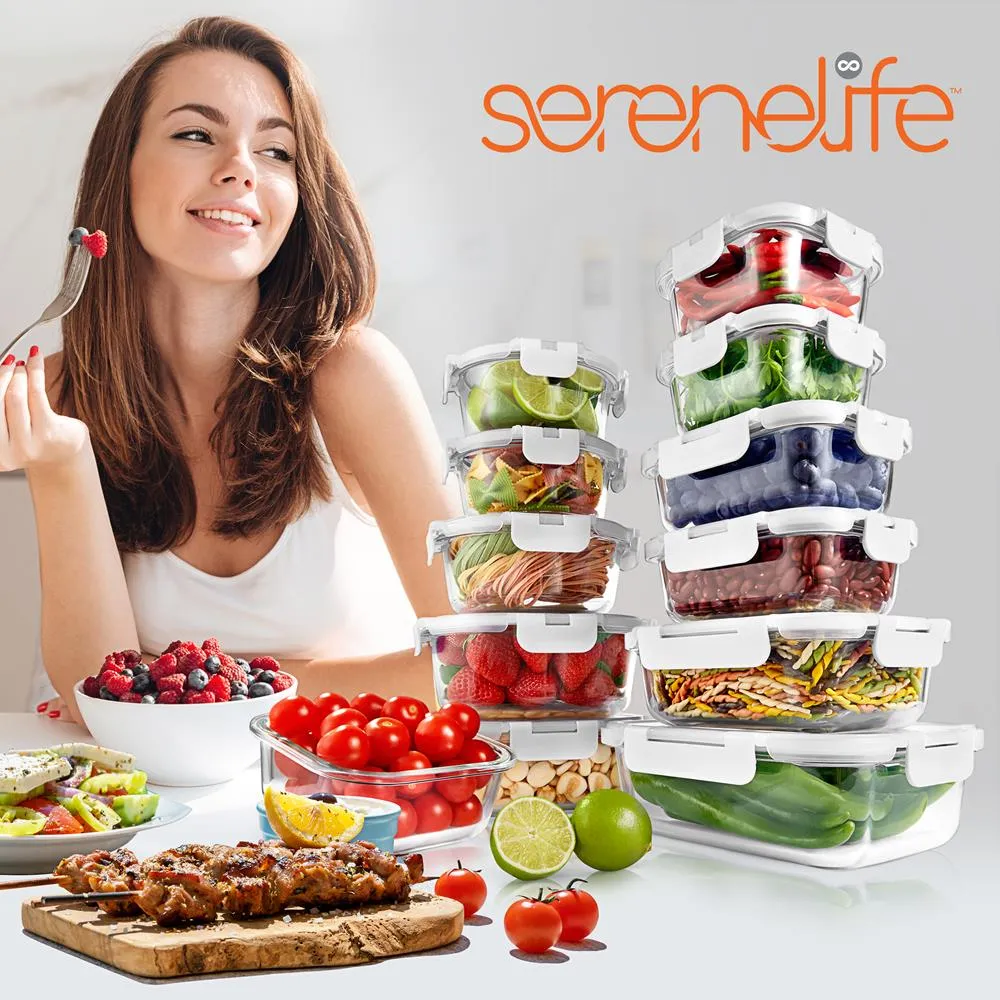 Nutrichef set 12 boîtes verre borosilicate hermétiques