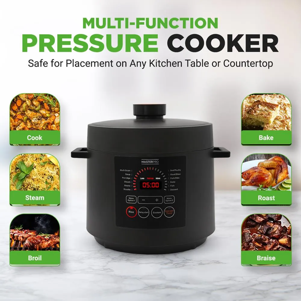Nutrichef Autocuiseur Électrique 6 QT Inox 1000 W