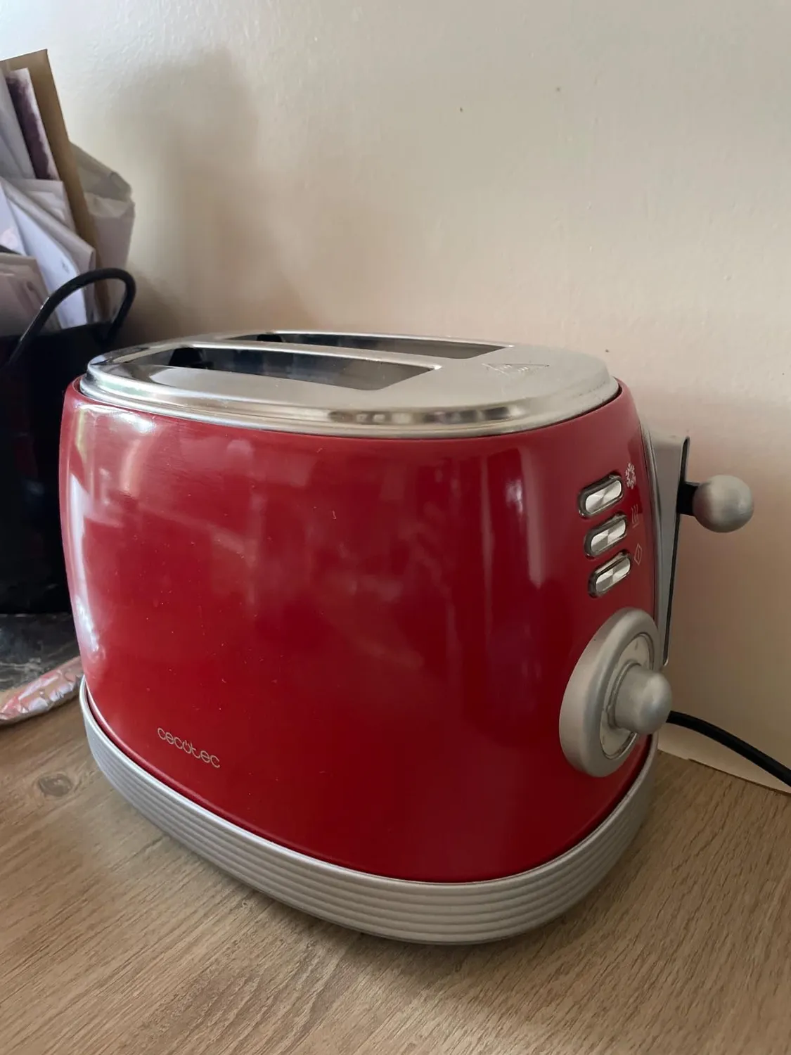 Cecotec Toast Taste 800 Grille-Pain Vintage Vert 850 W