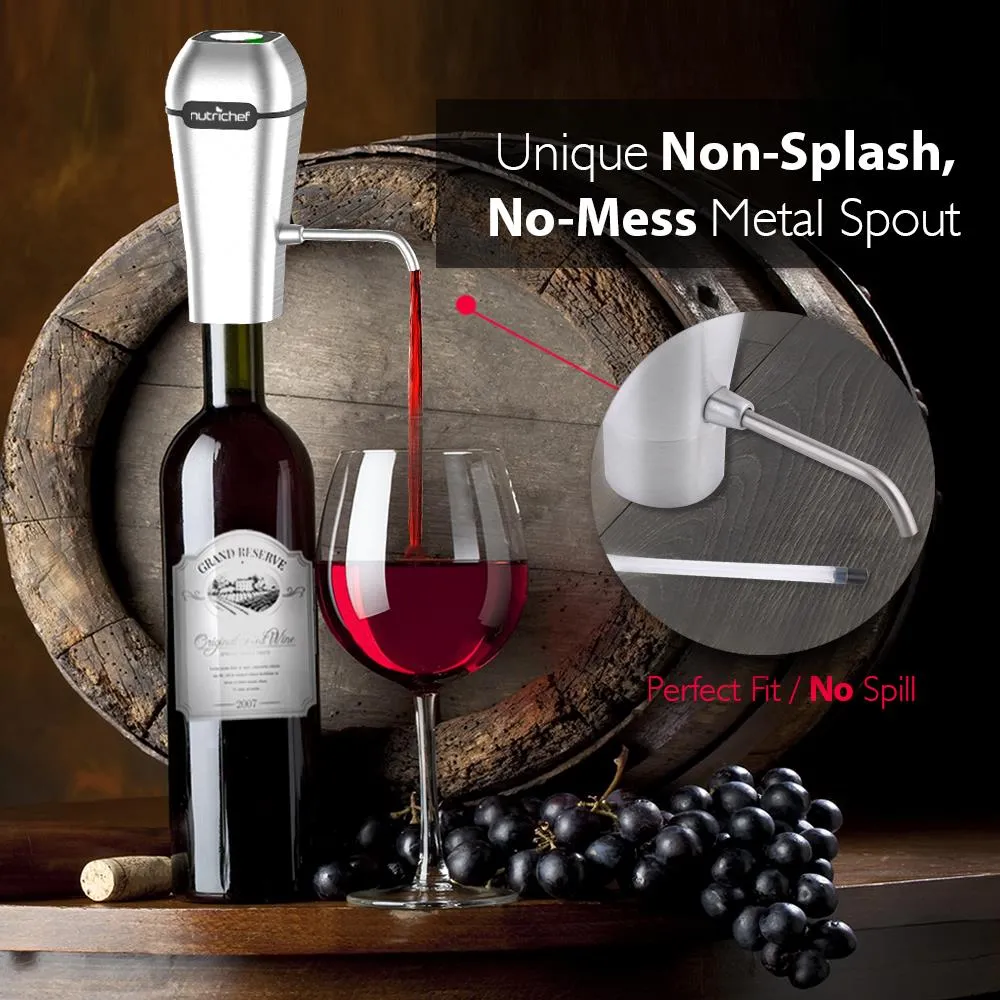 Nutrichef pompe aératrice à vin électrique rechargeable USB