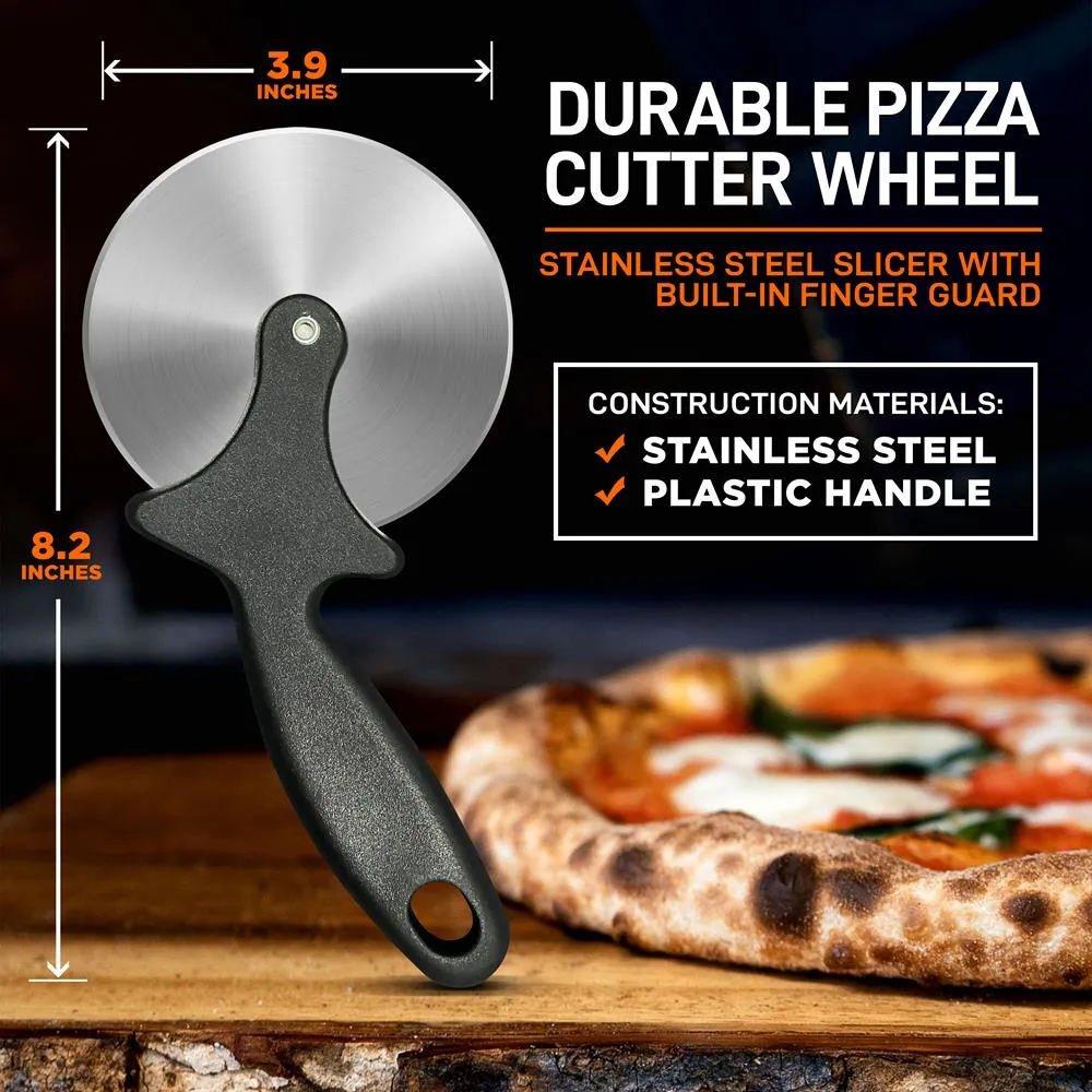 Nutrichef NCPIZOVN roulette à pizza inox