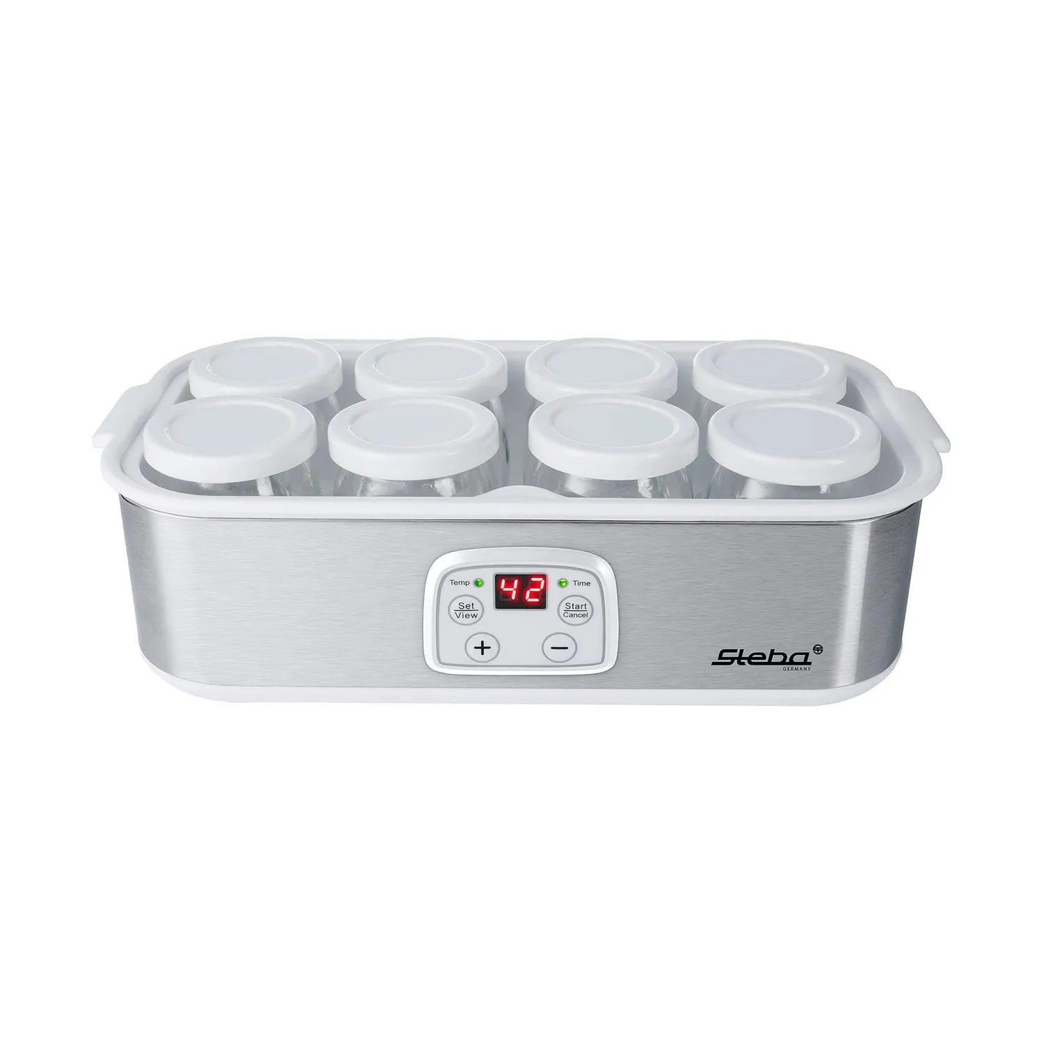 Steba JM 3 yaourtière 8 pots verre 1,4 L minuteur