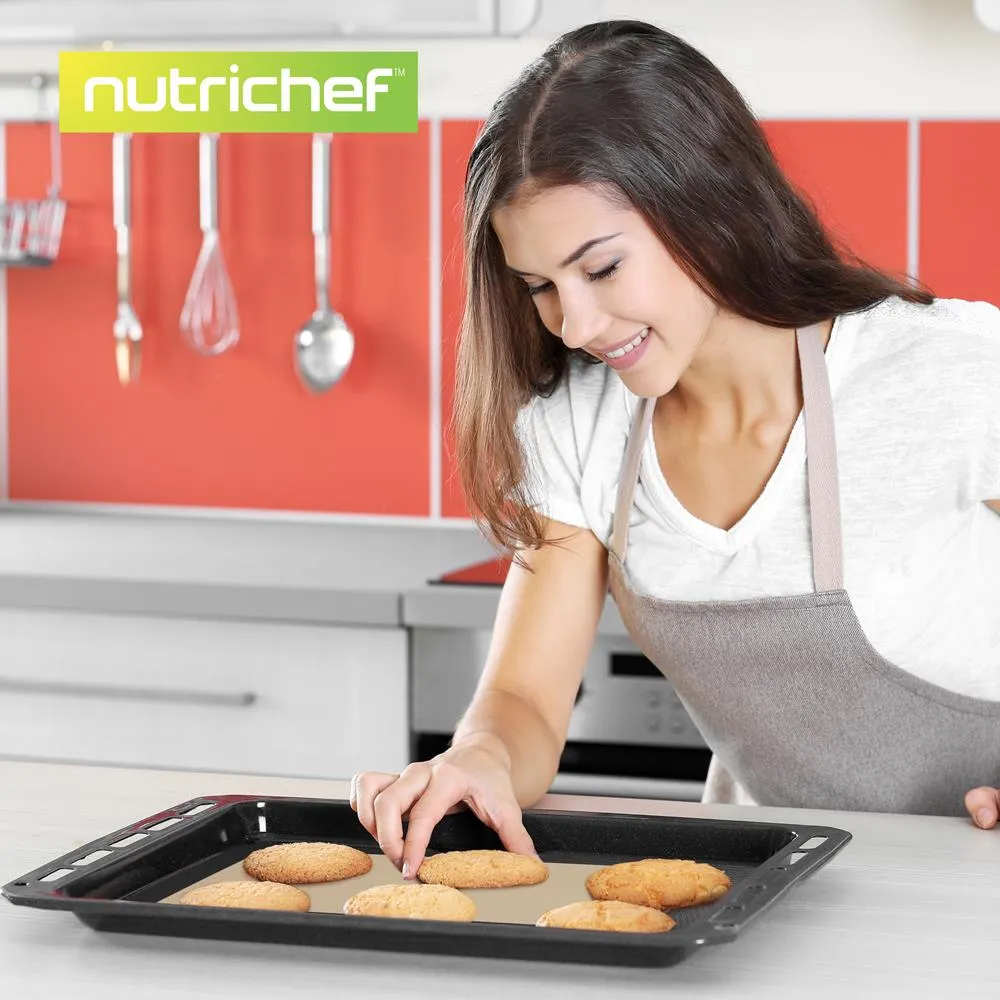 Nutrichef tapis cuisson silicone x2 antiadhésif