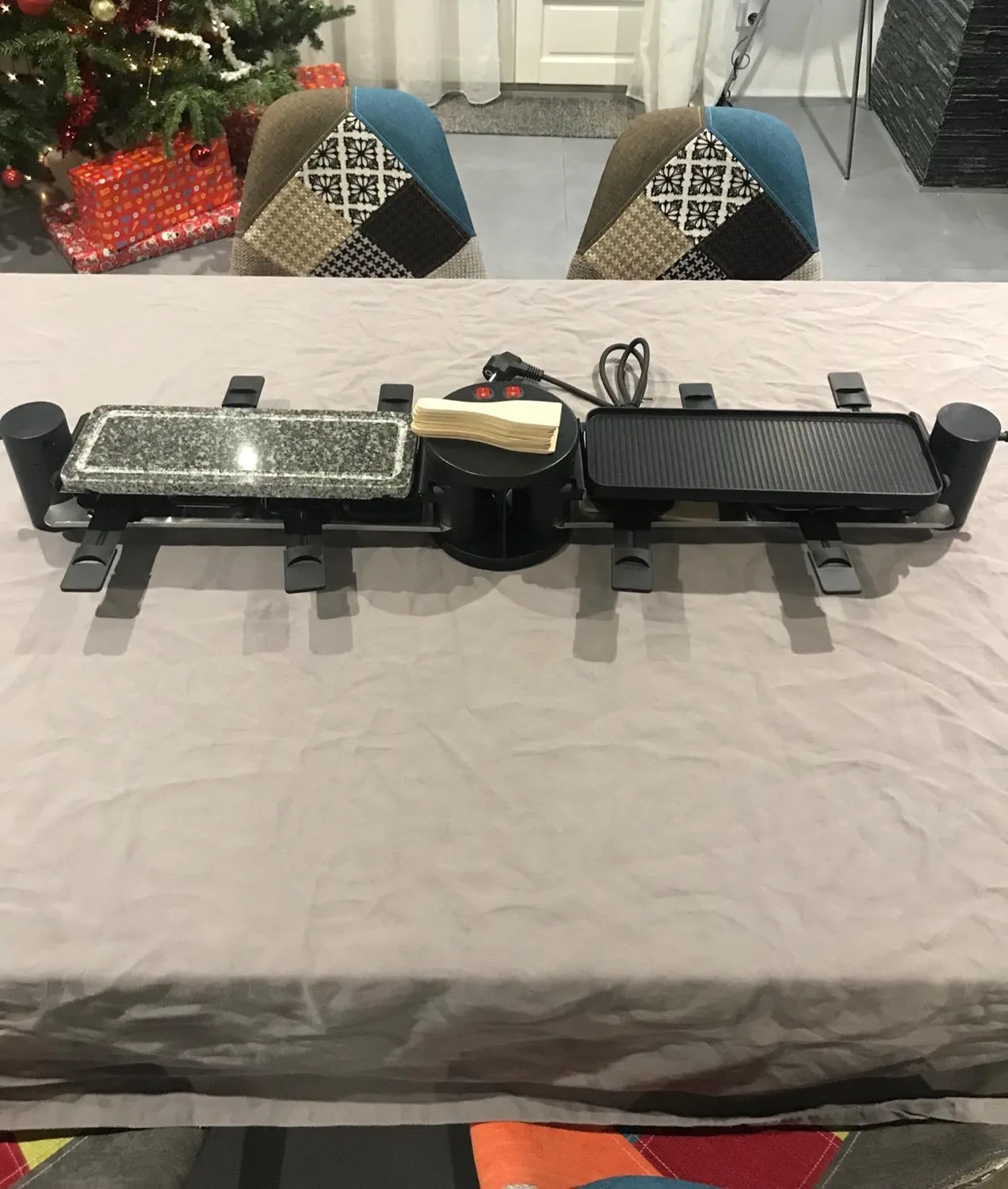 H.Koenig RP360 appareil à raclette 8 personnes rotatif