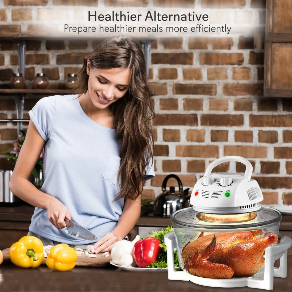 Nutrichef AZPKAIRFR48 four halogène air fryer 13 QT 1200W