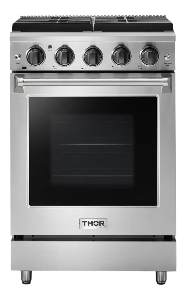 Thor Kitchen cuisinière gaz propane 24 pouces brûleurs pro