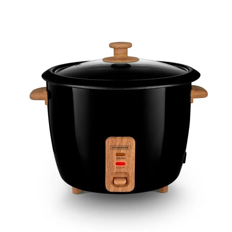 Kitchencook Japan Wood Black cuiseur riz 1 L noir