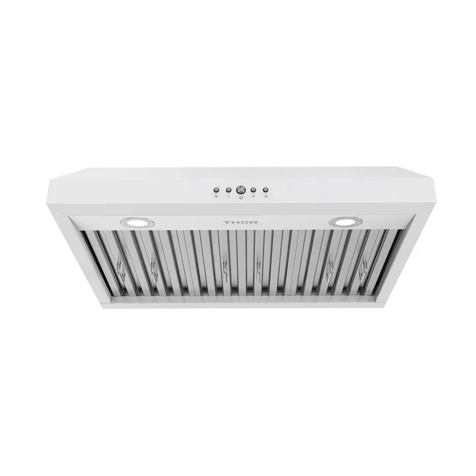 Thor 30 pouces hotte sous meuble blanche 480 CFM filtres