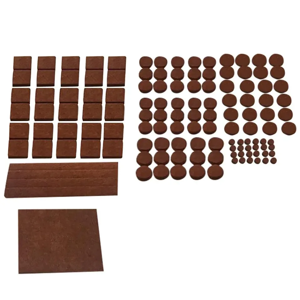 Nutrichef lot 45 patins feutre adhésifs anti-rayures 19 mm