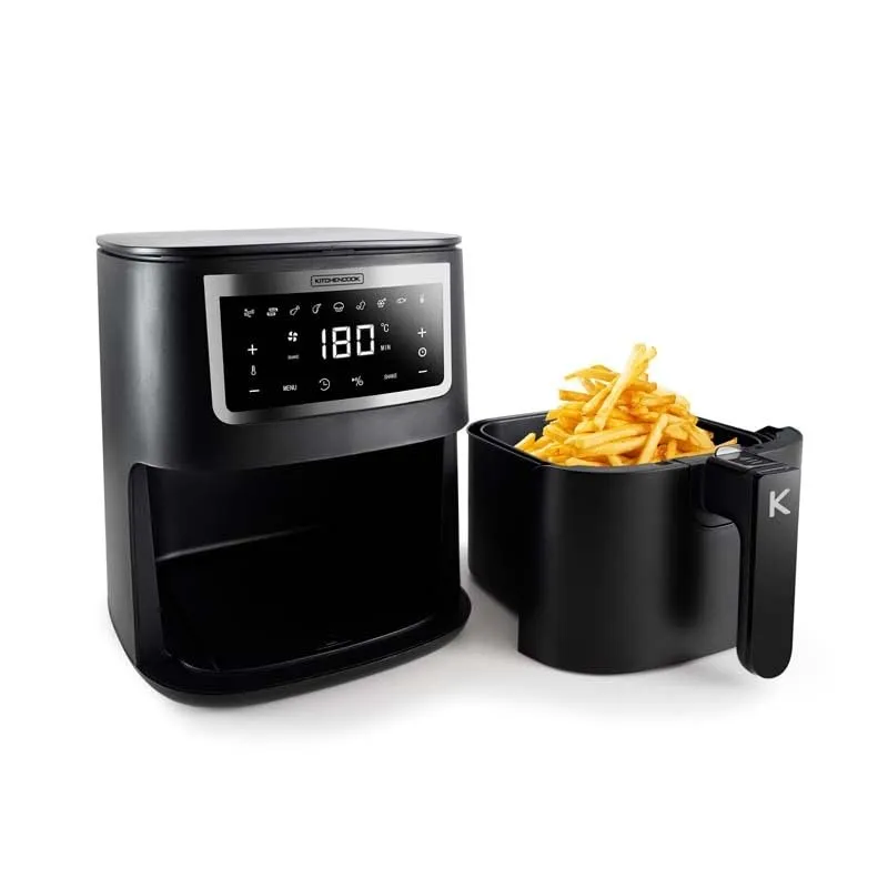 Kitchencook Airmed3 Friteuse Sans Huile Noire 3 L 8 Programmes