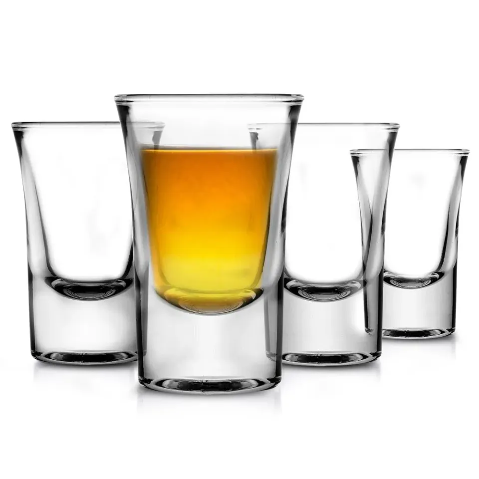 Nutrichef lot 4 verres à shot transparent 30 ml