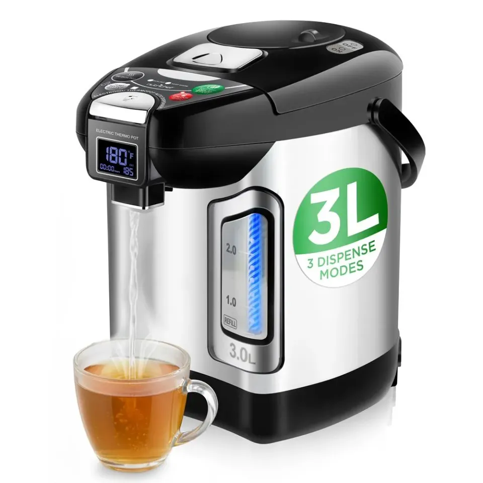 Nutrichef Digital Water Boiler 3L bouilloire inox 3 L