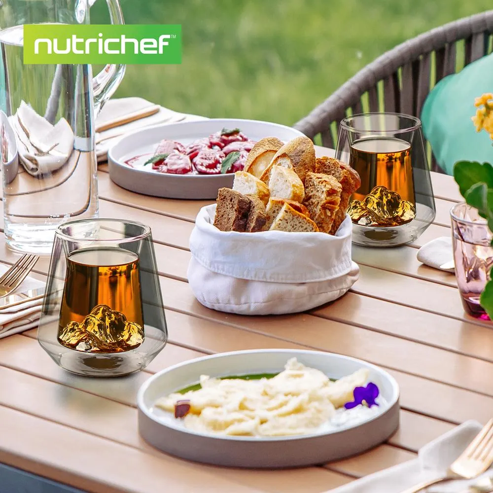 Nutrichef verres double paroi 240 ml lot 2
