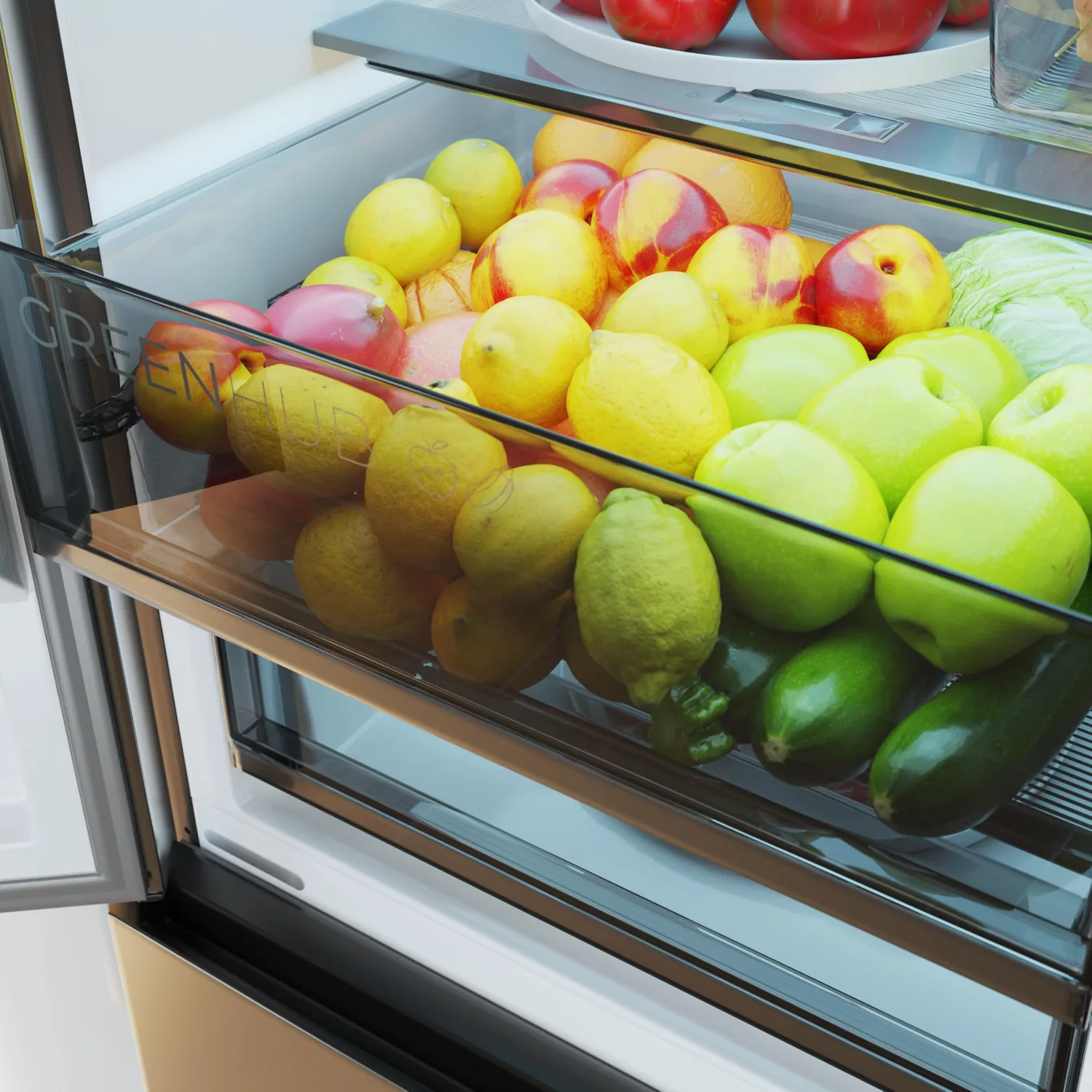 Cecotec Bolero CoolMarket Combi 409 réfrigérateur No Frost Inox 409L