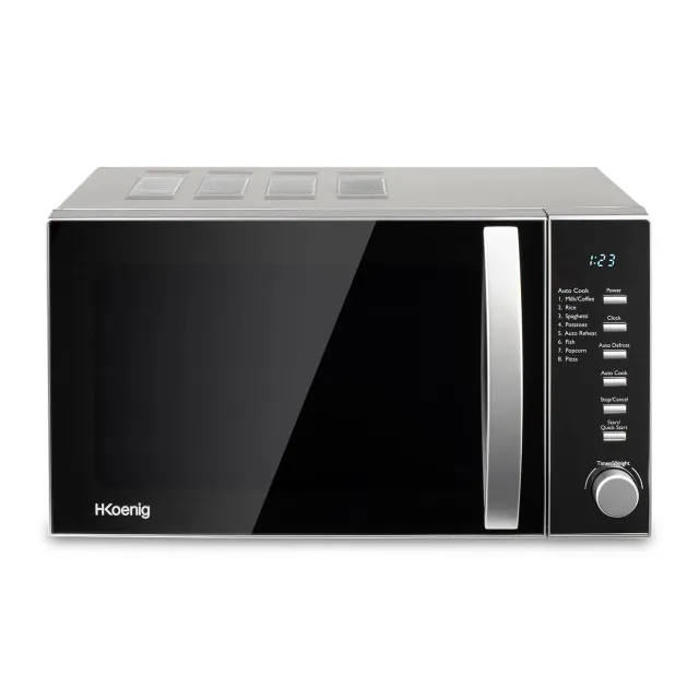 H.Koenig VIO2 micro-ondes compact 20L 700W noir miroir