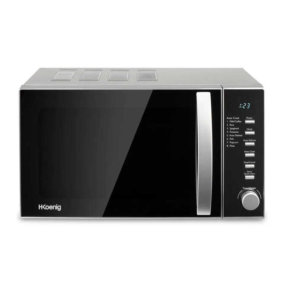 H.Koenig VIO2 micro-ondes compact 20L 700W noir miroir