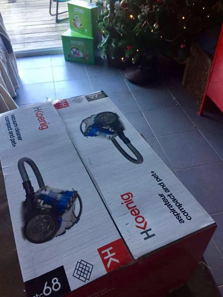 H.Koenig STC68 aspirateur traîneau sans sac animaux bleu