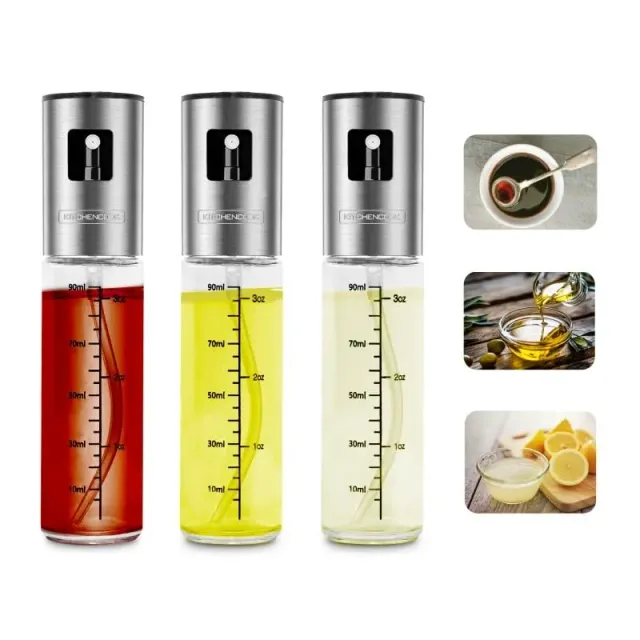 KITCHENCOOK Spray90 spray huile cuisine 90 ml verre inox