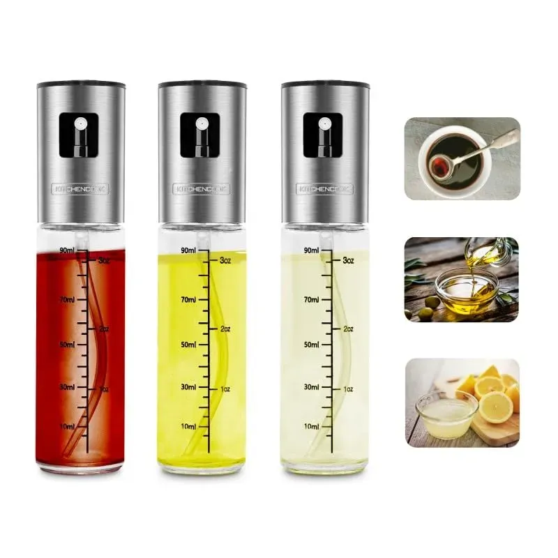 KITCHENCOOK Spray90 spray huile cuisine 90 ml verre inox