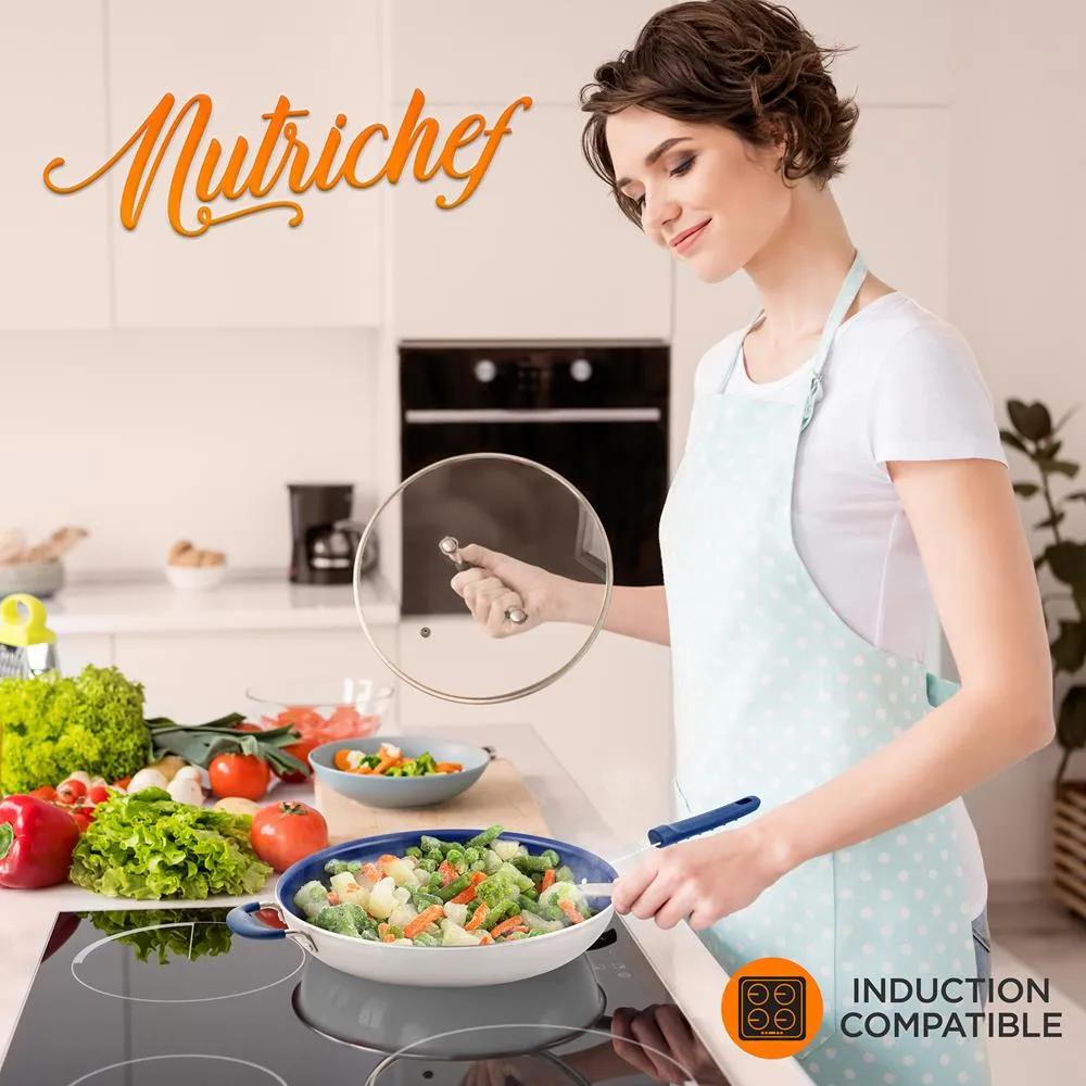 Nutrichef NCFRYP14 poêle 35 cm céramique antiadhésive