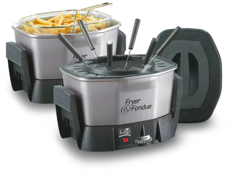 Fritel FF 1400 friteuse fondue 2 en 1 1,5 L