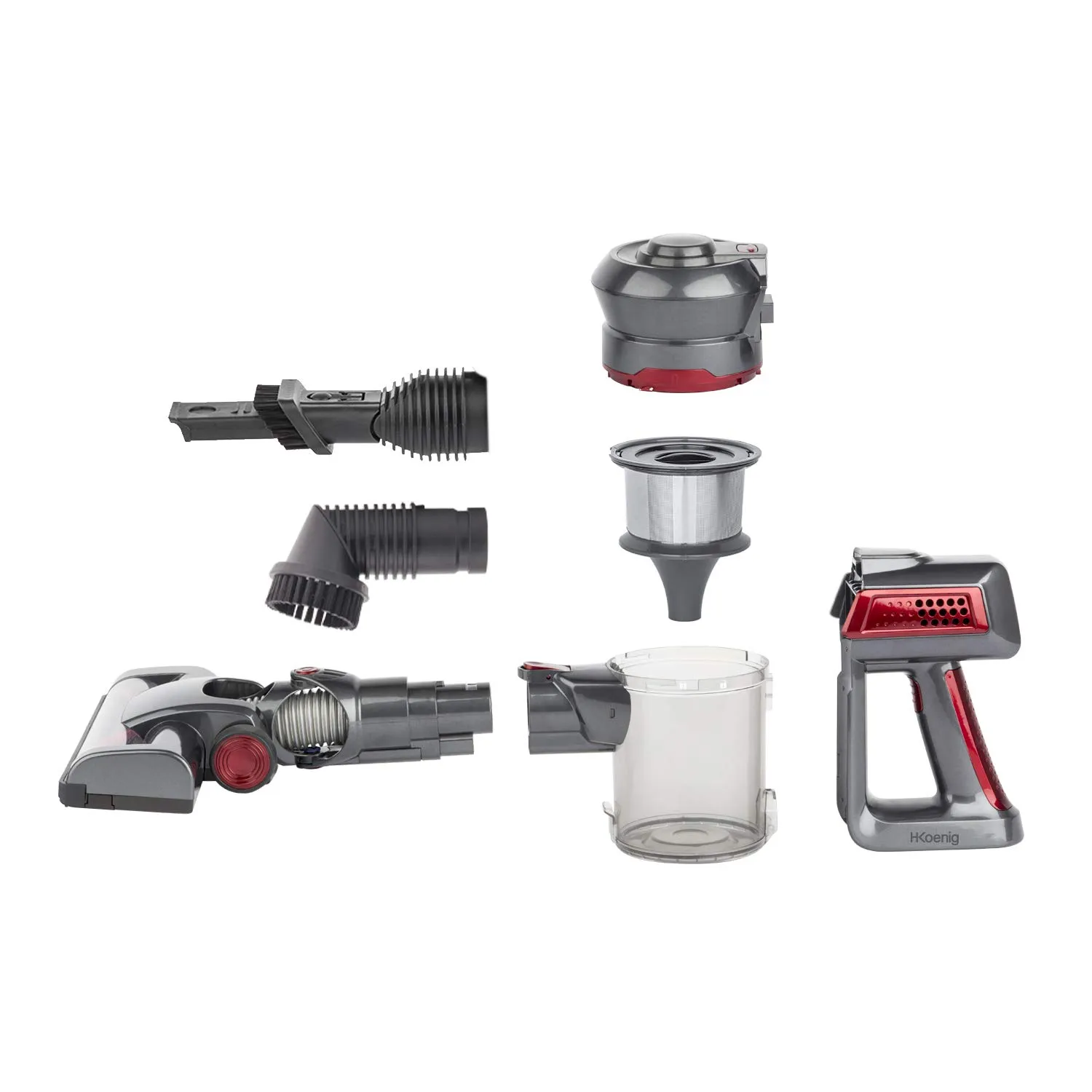 H.Koenig UP620 Aspirateur Balai sans Fil 0,8L Bleu