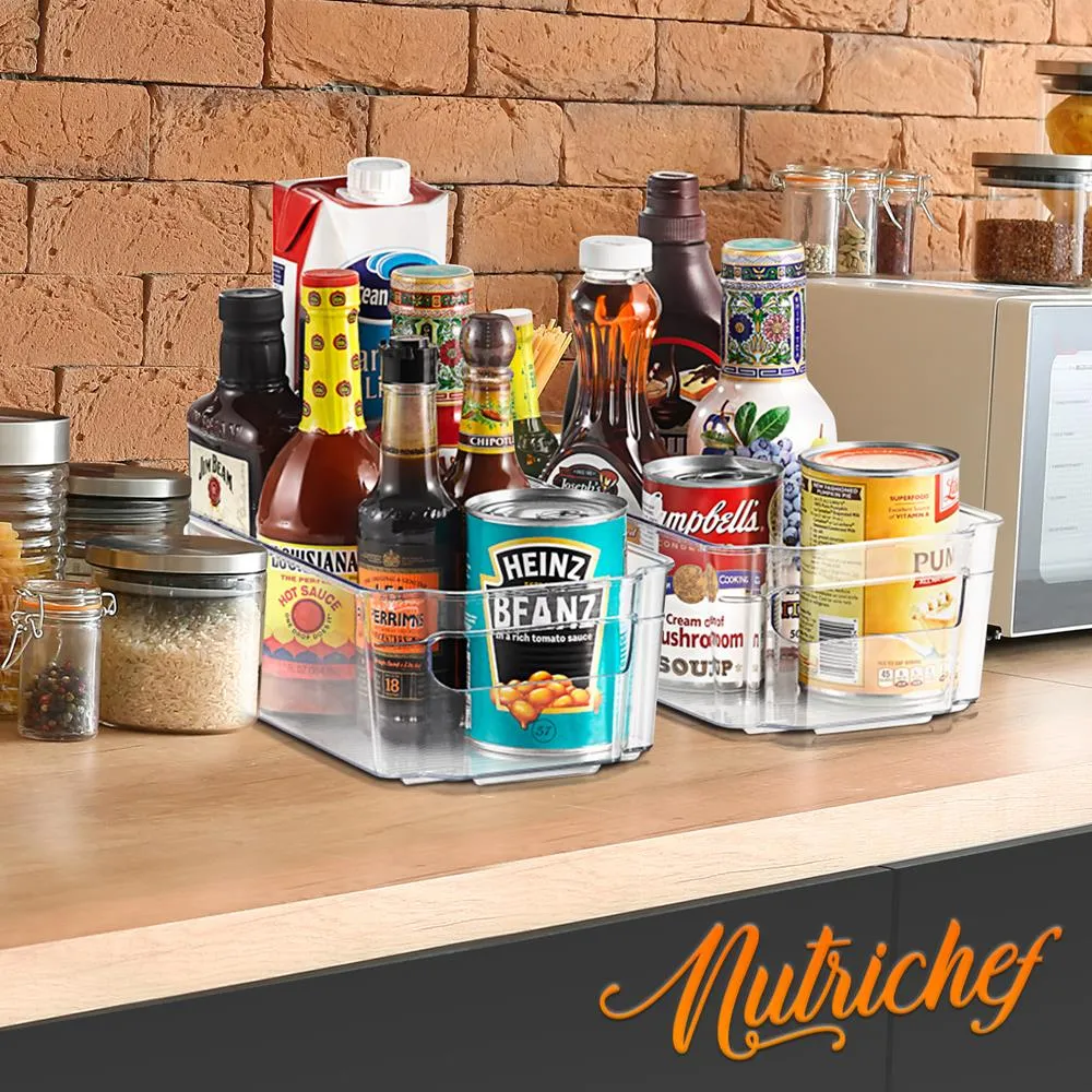 Nutrichef organisateurs frigo transparent 6 pièces